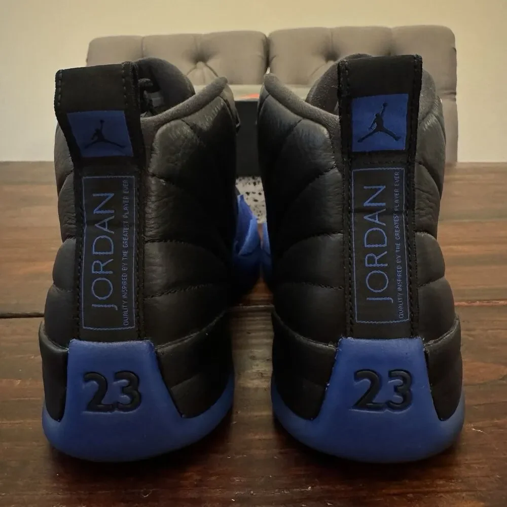 Air Jordan 12 Retro Black Game Royal Shoes